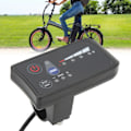 Miniatyrbillede 1 af 8: Elektrisk cykel strøm display meter vandtæt 5 pin interface ABS hus LED display panel til cykling 36V