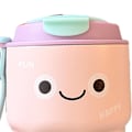 Miniatyrbillede 3 af 8: Sød isoleret flaske dobbelt isolering 450ml rustfrit stål isoleret vandflaske til varme drikke pink