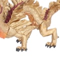 Miniatyrbilde 4 av 8: Kinesisk dragefigurmodell Lykkebringende mytisk kinesisk dragefigur statue Hjemmedekorasjon 3 år gammel (gull)