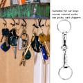 Miniatyrbild 7 av 8: Snaffle Bits Nyckelring Zinklegering Pelham Nyckelring Enstaka Anslutningshästbit Nyckelknut