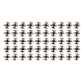 Miniatyrbillede 2 af 8: 50 sæt magnetiske knaplåse 18x2mm tynde højhårdhedslegerings magnetiske lukninger pung hardware til tøj sølv sort