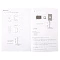 Miniatyrbillede 5 af 8: 7 tommer 1-Træk-2 Farve Video Intercom Dørklokke Visuel Kamera Dørtelefon Monitor 100-240V AU