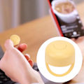 Miniatyrbillede 1 af 8: Fingertip Video Controller Trådløs BT4.0 Op til 32,8ft Ergonomisk ABS Silikone App Sidevender til Selfie Video Browsing Gul