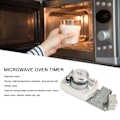 Miniatyrbilde 8 av 8: Mikrobølgeovn Timer Rustfritt Stål Lettvekts Tidskontroll med Grillfunksjon for Galanz 220‑240V