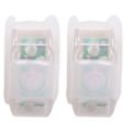 Miniatyrbilde 2 av 8: 2 stk sykkel LED-lys foran bak sykkel advarselslampe vanntett 3 lysmoduser hvit