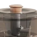 Miniatyrbillede 5 af 8: Elektrisk kødhakker, kværn, blender, multifunktionel, rustfrit stål, effektive, sikre fødevareblender til køkken, mørkebrun