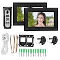 Miniatyrbillede 2 af 8: 1V2 7 tommer IR WIFI Videodørtelefon Synlig Intercom APP Kamera 1080P 100-240VUK Stik
