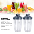Miniatyrbild 7 av 8: 24OZ Transparent Blender Cup Container Lid Set Replacement Fit for 600W/900W Juicer