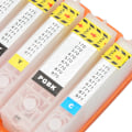 Pikkukuva 4 / 8: 5 kpl mustekasettia PGBK BK C M Y 5 väriä Sujuva tulostus Uudelleenkäytettävä mustekasetti 770 771