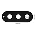 Miniatyrbilde 4 av 8: Billboard Cue Joint Protector Oppbevaringsklemme Biljardbord Kø Oppbevaringsklemme 3 Hullholder