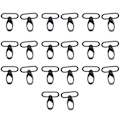 Miniatyrbilde 2 av 8: 20 stk. Trigger Snap Hooks i slitesterk legering, bredt bruksområde, høy fleksibilitet, enkel betjening, nøkkelringkrok