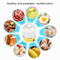 Miniatyrbilde 7 av 8: Hjemme Egg Cooker 350W 2 Lag 14 stk Egg En Gang Auto Power Off Safe Durable PP Egg Boiler Med Målekopp for Hjem