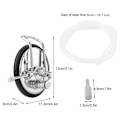 Miniatyrbillede 1 af 2: Homebrew Cornelius Style Keg Carbonation Keg Lid med 0,5 Micron Diffusionssten