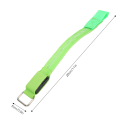 Miniatyrbillede 4 af 8: Grøn lysende armbånd Justerbar strimmel LED armbånd USB opladning til natløb cykling