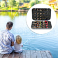 Miniatyrbilde 8 av 8: 40 stk fiske lokke agn assortert sett kit med vanntett boks for innsjø elv