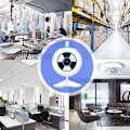 Miniatyrbilde 6 av 8: 1080P WiFi CCTV Full Farge Nattsyn Innendørs Hjemovervåking Mini Sikkerhets IP-kamera for Onvif 100‑240V