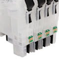 Miniatyrbillede 3 af 8: Blækpatroner Kompatible Genopfyldningserstatning Med Permanent Chip 4 Farver Til Blækprinter LC663