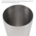 Miniatyrbillede 7 af 8: Rustfrit ståldrinkshaker fransk stil 2 sektioner Martini Mixer Drink Shaker til bar hjem camping picnic sølv