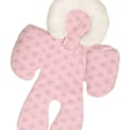 Miniatyrbillede 1 af 2: Spædbarnsvognsmadras Beskyttende Miljøvenlig Baby Barnevognsvognsmåtte Pude Klapvognspude Pink