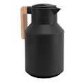 Miniatyrbilde 2 av 8: Kaffe Karaffel 1000ml Tretrehåndtak Dobbeltvegget Vakuum Varmebevaring Termisk Kaffe Karaffel for Te Juicer Kaffe Svart