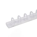 Miniatyrbillede 3 af 8: 10 stk. Bindekamme ABS 6 Huller Binderinge til Lærer Studerende Dokument Notebook Fremstilling Transparent