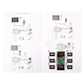 Miniatyrbild 6 av 8: Video Intercom Röst Dörrklocka Tvåvägs Samtal Hem Dörrklocka Intercom Kit 110-240V (AU-kontakt)