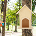 Miniatyrbillede 6 af 8: 5 stk. træfuglehus unik DIY fuglefoderbur håndværk ornament have terrasse dekoration