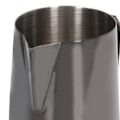 Miniatyrbillede 5 af 8: Mælkeskummerkande i rustfrit stål, skummekanden, blandingskop, kande til kaffedrikke, 450 ml, sort