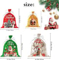 Miniatyrbild 5 av 5: 4 st julpåsar, julklappspåsar i multipack, små, medelstora, stora och extra stora julklappspåsar för presenter jul