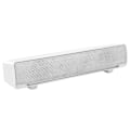 Pikkukuva 1 / 8: USB-liitäntäinen langallinen stereokaiutin, musiikkisoitin, bassoääni, surround-ääni, 3,5 mm:n tulo PC-puhelimille (valkoinen)