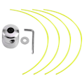 Miniatyrbilde 2 av 2: Universal Aluminiumslegering Strimmer Trimmerhode Strengsett for Bensin Gresstrimmer