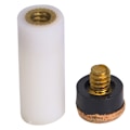 Pikkukuva 1 / 2: 10 kpl Snooker Pool Cue Pole Tip Billiards Rod Stick Vaihto-osat Korjaus Työkalu Tarvikkeet 10mm