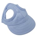 Miniatyrbilde 2 av 2: Pet Hund Katt Baseball Utendørs Cap Solhatt Justerbar Stripe Sommer Reise Sport Hat (Blå M)