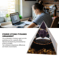 Miniatyrbillede 7 af 8: 5 cm Orgonit Pyramide til Positiv Energi Healing Krystal Pyramide Meditation Orgonit Pyramider Chakra Stjernetegns Energi Generator Skytten
