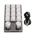 Miniatyrbillede 2 af 8: Programmerbar DIY Genvejstastatur Trådløst Multifunktionelt USB Bluetooth Dobbelttilstand 12 Taster med Knapper til Kontor Spil