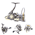 Pikkukuva 1 / 2: GX All Metal High Strength Guide Rod Structure Anti-Seawater Spinning Fishing Reel for Long Shooting(GX12000 )