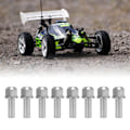 Pikkukuva 1 / 8: 8 kpl RC-pyörännavan pidennysmutteria ruostumatonta terästä, erittäin luja kuusikulmainen RC-pyörännavan pidennysadapteri Axial SCX10 25mm/1in