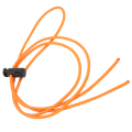 Miniatyrbilde 8 av 8: 2 stk. Elastisk gummisvømmebrille stropp erstatningssett Dykking snorkling stropp ledning justerbar tau oransje
