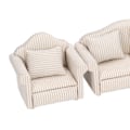 Miniatyrbillede 3 af 8: 1:12 Skala Dukkehus Sofa Håndlavet Høj Simulation Miniature Sofa til Dukkehus Tilbehør