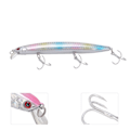 Miniatyrbillede 5 af 8: Antikorrosion Minnow Lokkemad 3D Øjne Fiske Hard Bait Fiskegrej med 3 Skarpe ModhagerNr. 3
