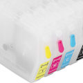 Miniatyrbillede 3 af 8: 4 stk. blækpatroner magenta blå gul sort jævn klar udskrivning genopfyldningspatron erstatning til printere LC3219