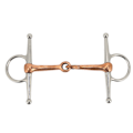 Miniatyrbild 2 av 8: Häst Full Cheek Snaffle Rostfritt Stål Ring Snaffle Bit för Utomhus Hästtillbehör 125mm
