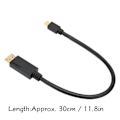 Miniatyrbild 6 av 8: Mini DP till DisplayPort 8K Kabel 8K 60HZ 4K 144HZ 2K 165Hz 32.4Gbps Dubbelriktad Överföring 30cm Mini DP till DP Kabel