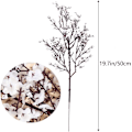 Miniatyrbillede 7 af 7: 6 Stk Efterår Faux Blomster Falske Babys Breath Blomst Bulk Kunstig Gypsophila Buket Silke Blomsterarrangementer Centerpieces for Home Køkken Soveværelse White
