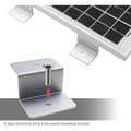 Miniatyrbild 2 av 5: Z-Type Solar Panel Mounting Bracket with Nuts and Bolts, 1 Hole