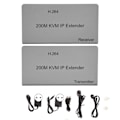 Miniatyrbild 1 av 7: HD Multimedia Interface IP Extender 200m Full HD 1080P IR Kontroll Loop Out KVM Nätverks Extender 100‑240VEU Kontakt