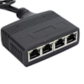Miniatyrbild 4 av 8: 1 till 4 Ut Gigabit Ethernet Splitter 1000Mbps RJ45 Nätverks LAN Adapter Stabil Prestanda för Cat8 Cat7 Cat6 Cat5 Cat5e