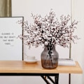 Miniatyrbillede 4 af 7: 6 Stk Efterår Faux Blomster Falske Babys Breath Blomst Bulk Kunstig Gypsophila Buket Silke Blomsterarrangementer Centerpieces for Home Køkken Soveværelse White