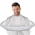 Miniatyrbild 6 av 8: Mångsidig Barber Cape, Inverterad Paraplyform För Maximal Hårfångst, Mjukt Och Andningsbart Antistatiskt Tyg, Justerbar Stängning För Universell Passform