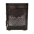 Miniatyrbild 2 av 8: Mini ITX Chassi 4.3L Klar Akrylpanel 360 Graders Kylning Dämpande Fötter Mini PC Chassi för FLEX 1U Ström 2.5in SSD Svart